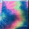 Tie Dye Custom Джерси Спандекс Полиэстер Ткань